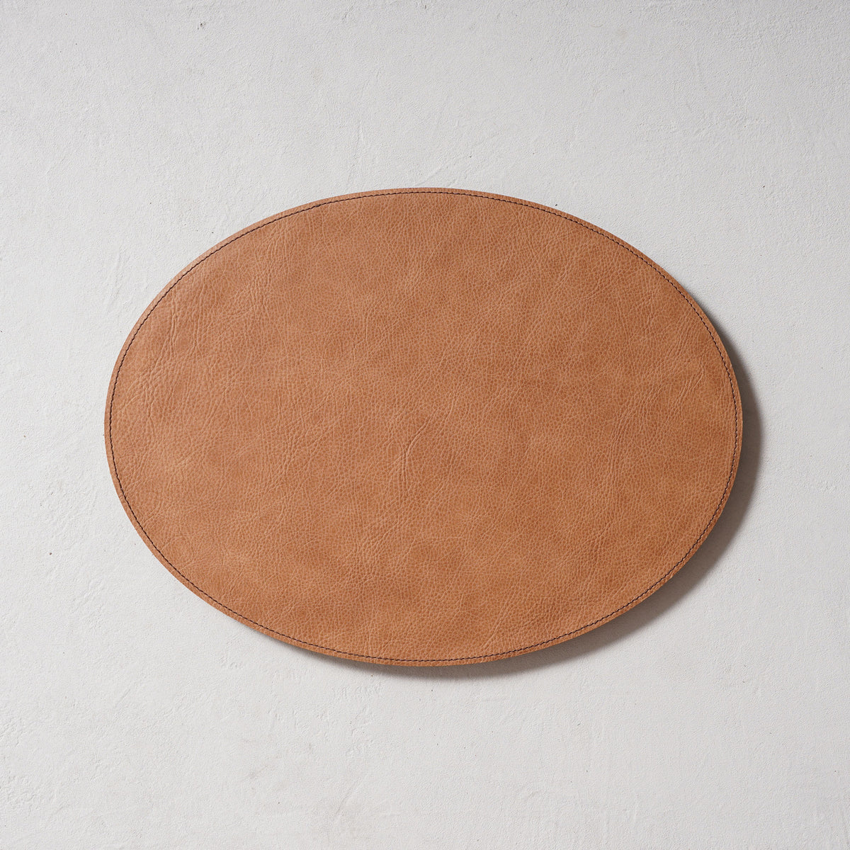 Set de table en cuir 'Ovale'