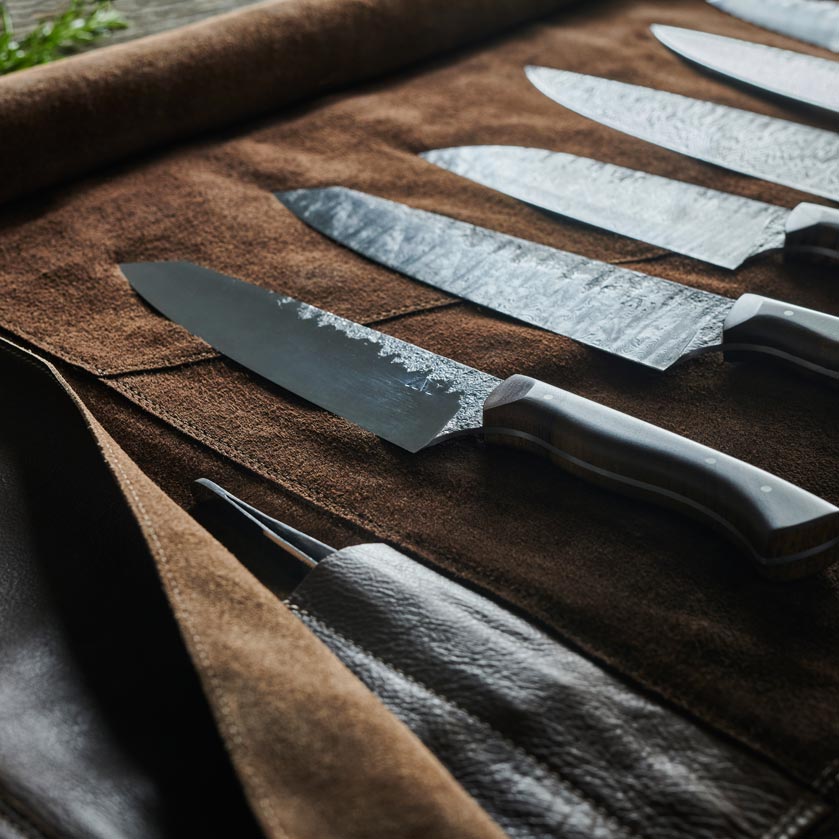 Trousse à couteaux aimantée - 10 places