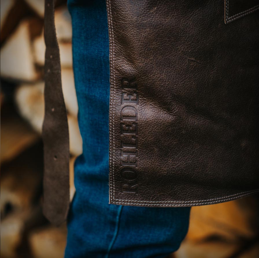 Tablier de cuisine en cuir 'Toro'