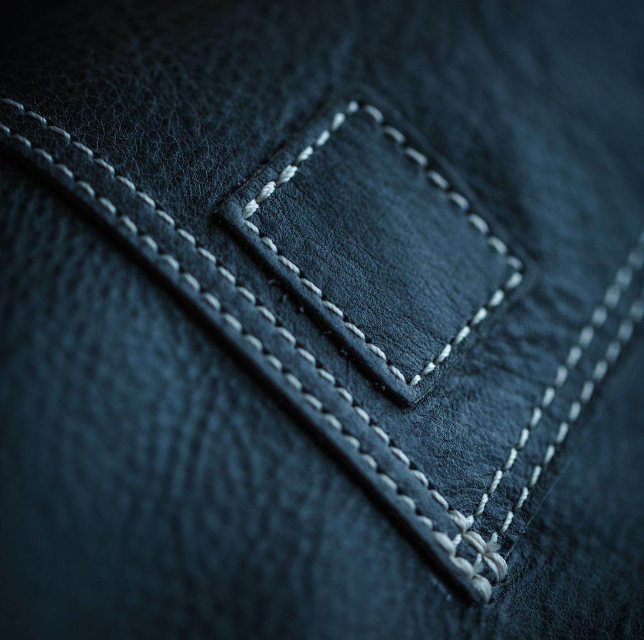 Tablier de cuisine en cuir 'Nero'