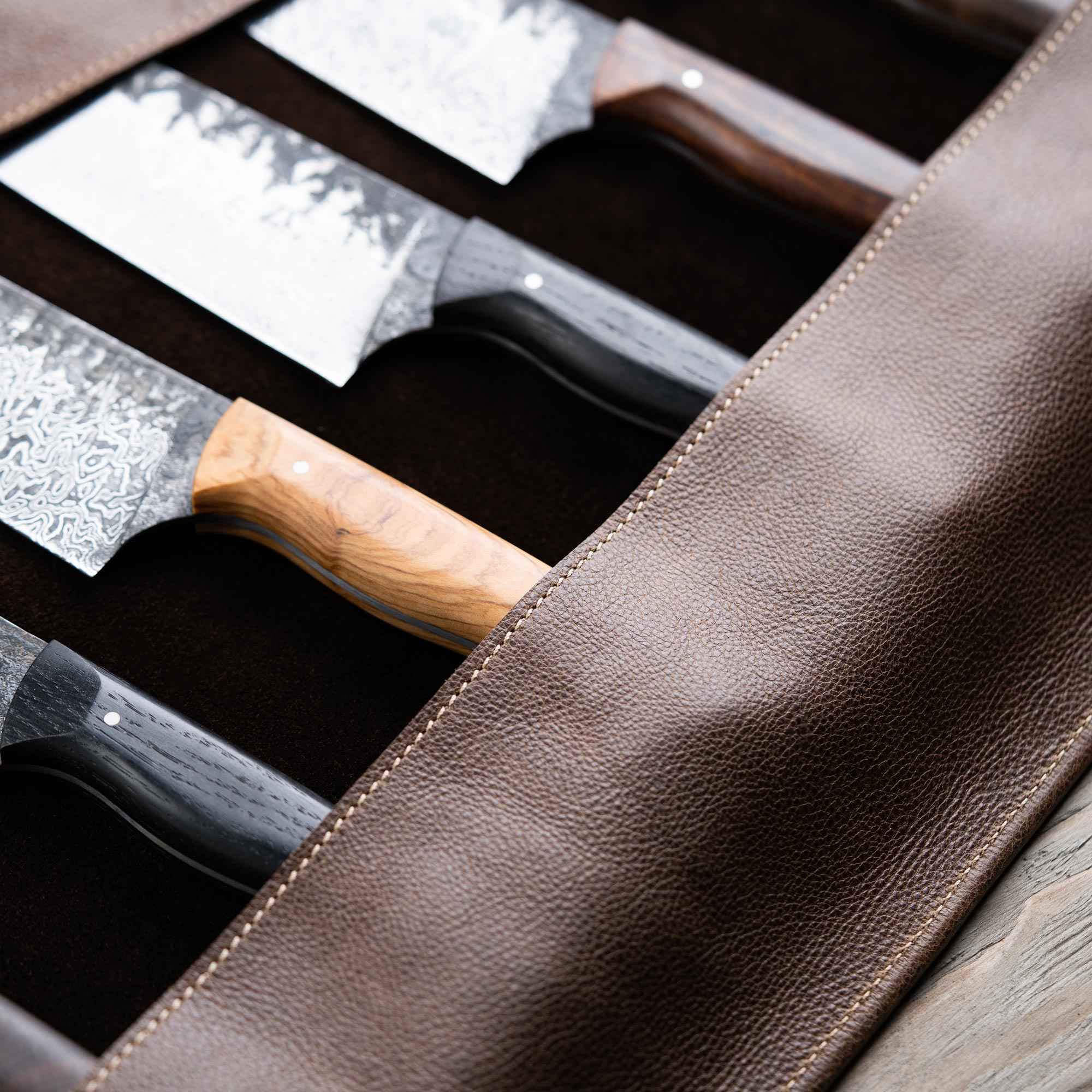 Magnetic Knife Roll – 4 Slots