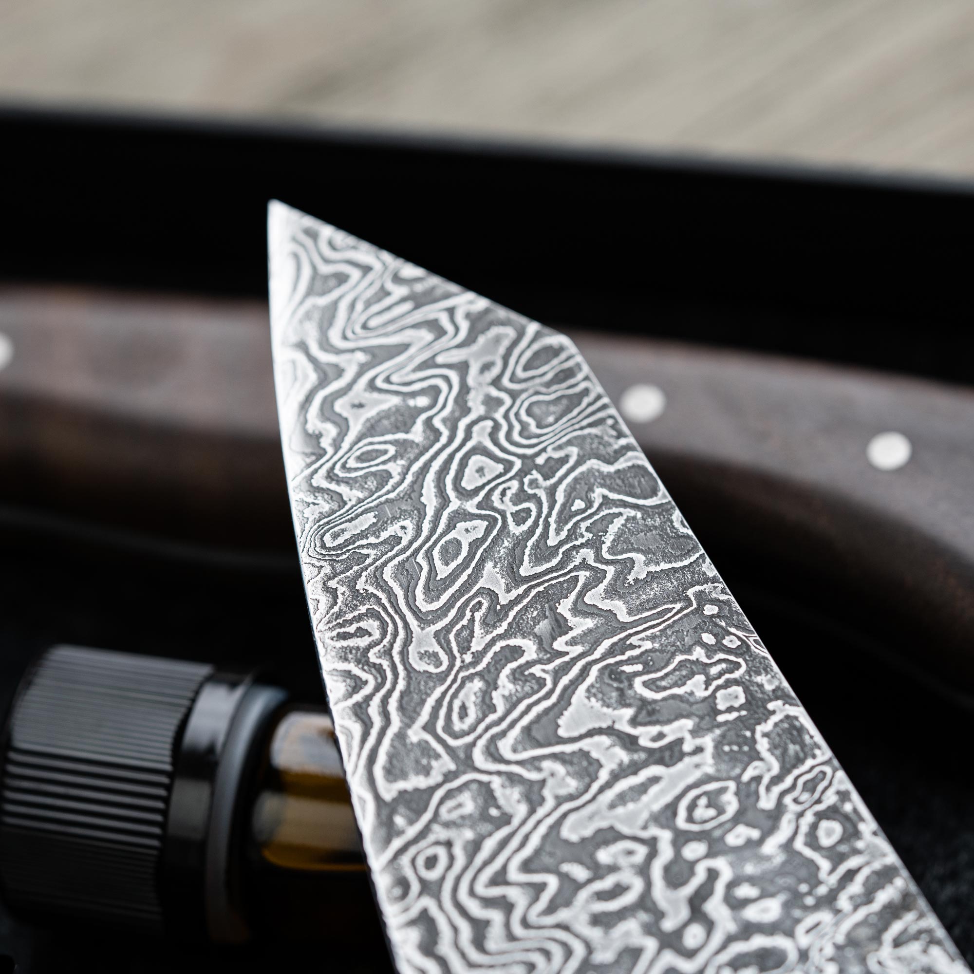 Couteaux de cuisine en damas