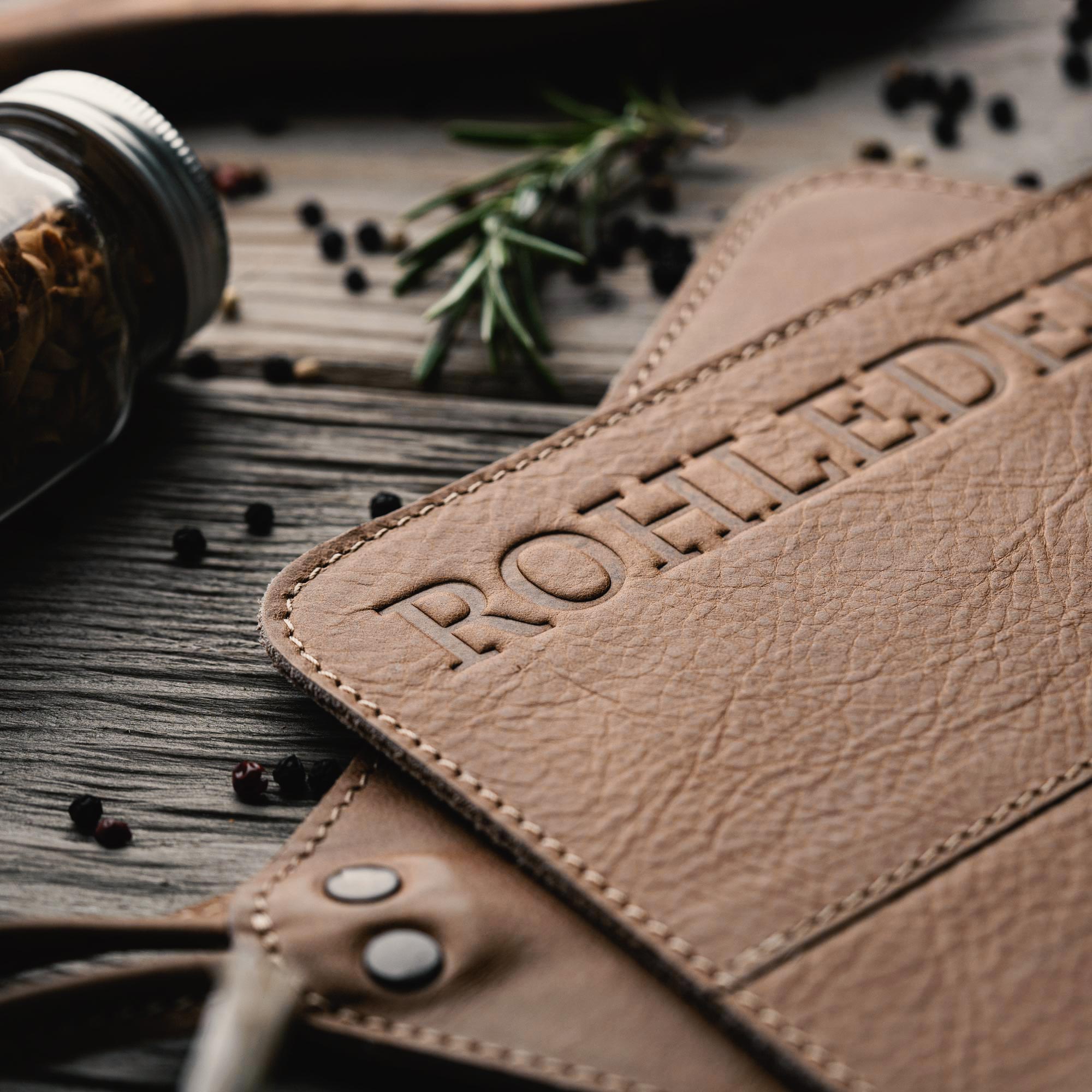 2x maniques de cuisine en cuir