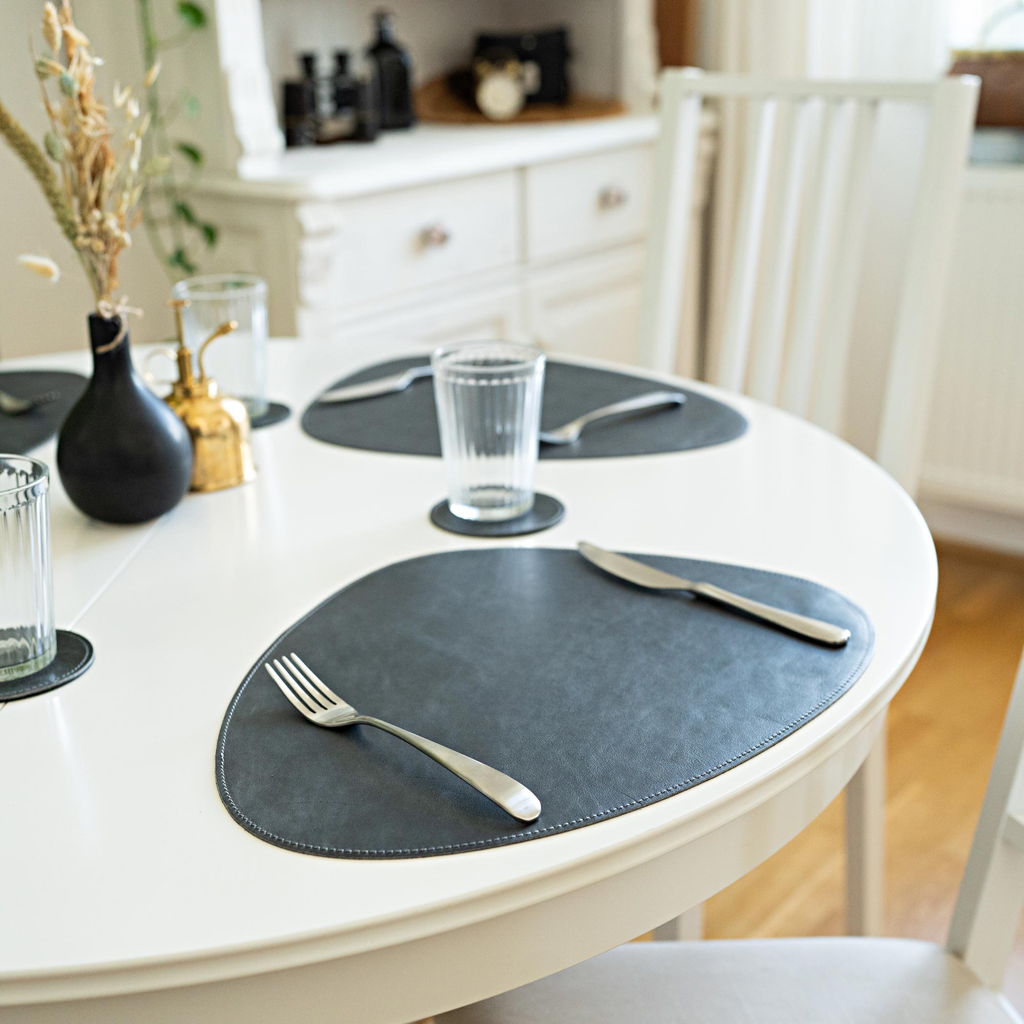 Set de table en cuir 'Organic'