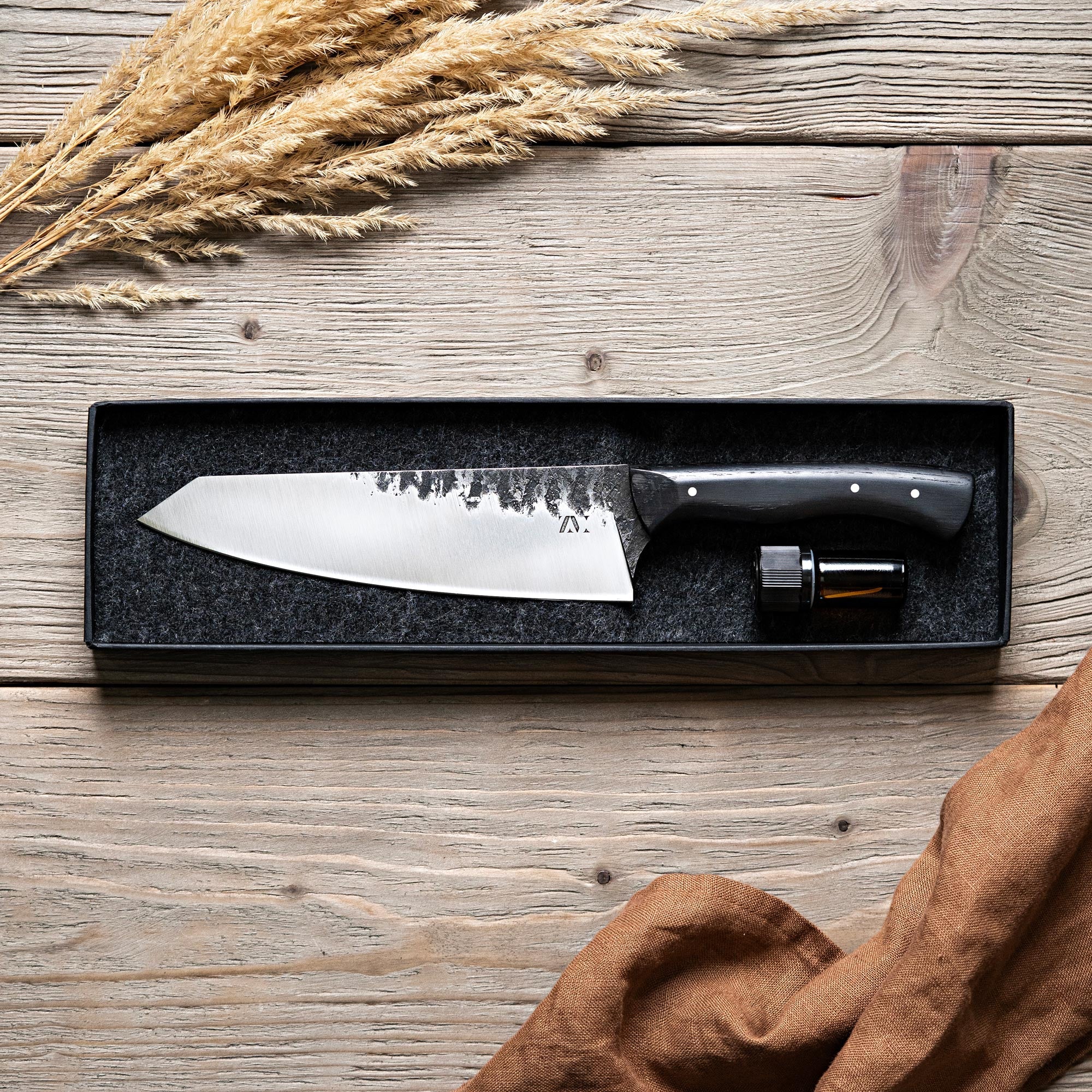 Couteau de cuisine en acier carbone