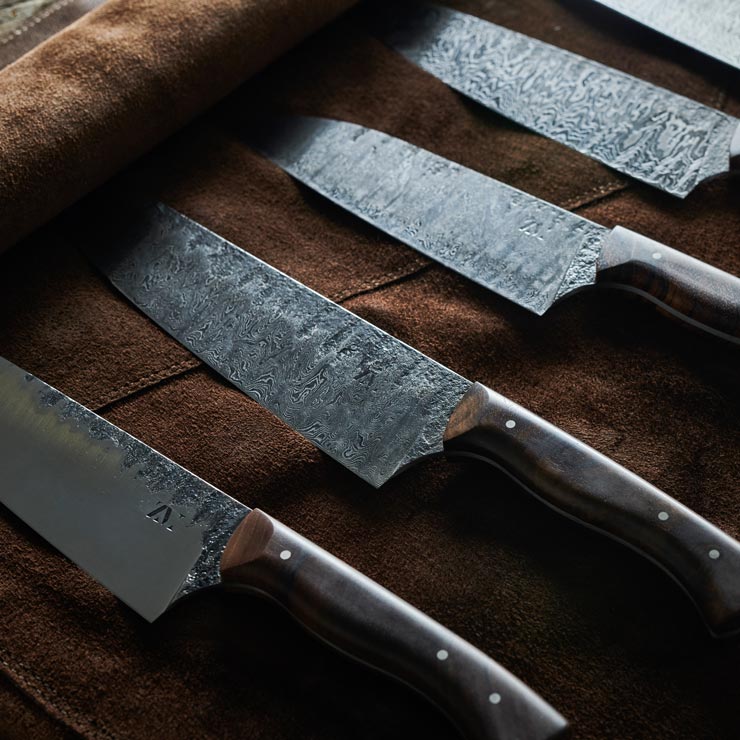 Trousse à couteaux aimantée - 10 places