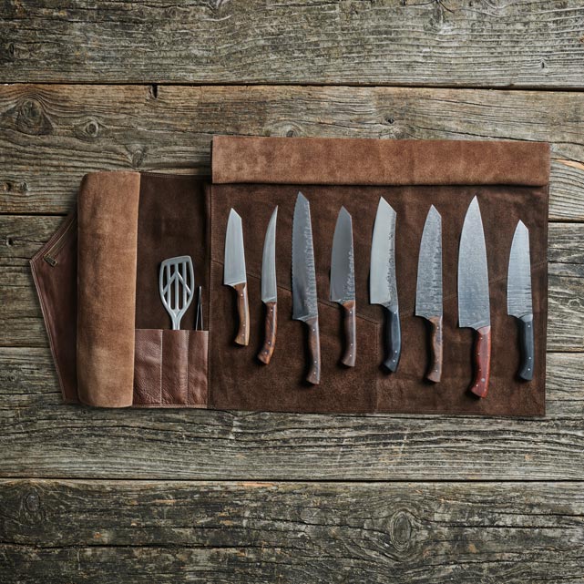 Trousse à couteaux aimantée - 10 places