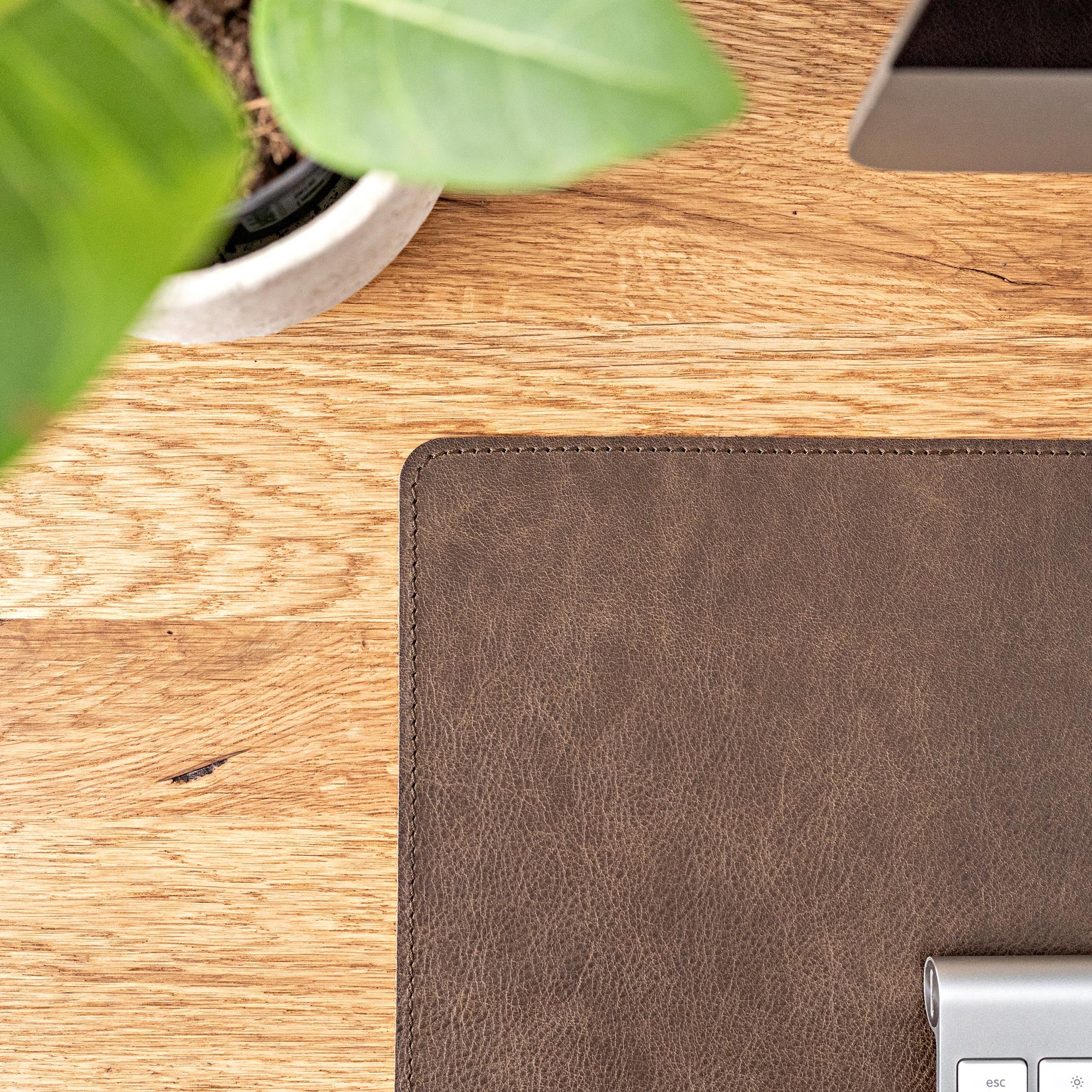 Natural Leather Desk Mat